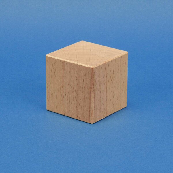 geometrisch lichaam: kubus 3 cm
