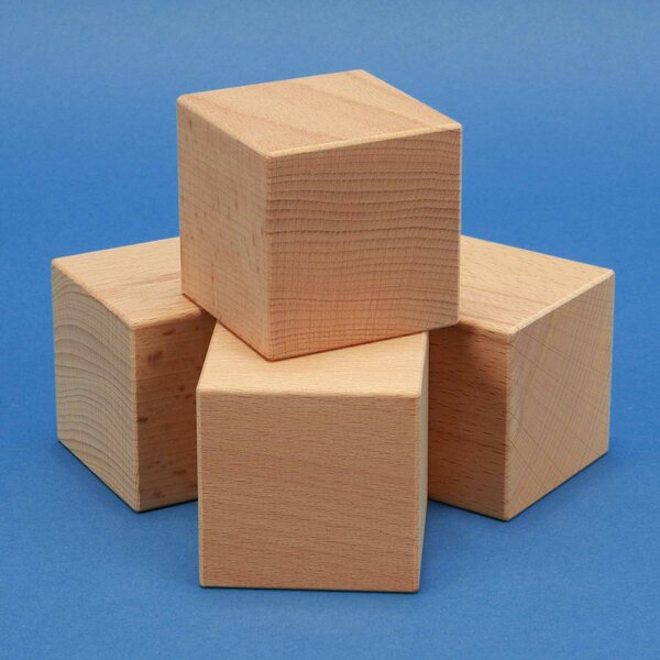 grote houten kubus 6 cm